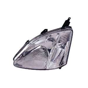   2004 Honda Civic 3Dr LED Halo Projector Headlights (Black) Automotive