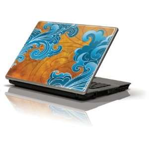  Blue and Light Brown Flourish skin for Dell Inspiron 15R 