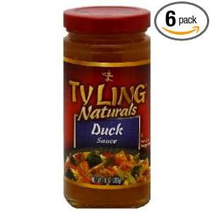 Ty Ling Duck Sauce, 10 Ounce Glass (Pack of 6)  Grocery 