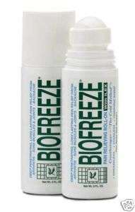 TWO (2) ROLL ON BIOFREEZE PAIN RELIEF 3oz  