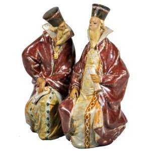  Lladro Magistrates Figurine Gres Finish #01012052 