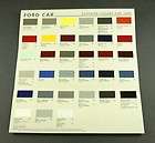 2004 04 FORD Color PAINT Chips CHART Thunderbird Taurus