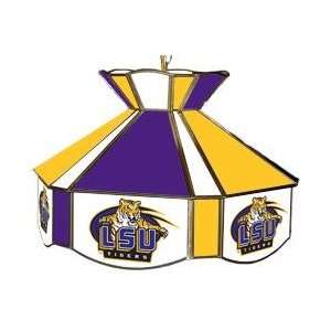   LSU Tigers Stained Glass Billiard/Pool Table Swag Light/Lamp Sports