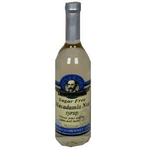 Sugar Free Syrup, Macadamia Nut, 750ml/25.4 fl oz  Grocery 