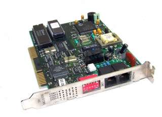   isa internal modem card w jumpers for use in pc s with an available