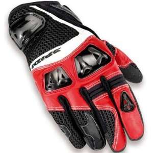    Spidi Mens Red Jab R Leather Gloves   Size  Small Automotive