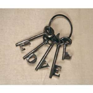  Metal LOVE Keys