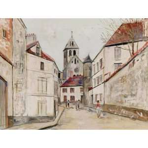 FRAMED oil paintings   Maurice Utrillo   24 x 18 inches   The Church 