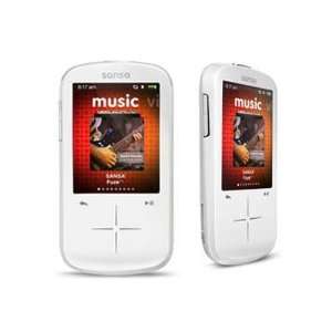   White Flash Portable Media Player Fm Tuner Voice Recorder Electronics