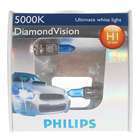 PHILIPS Diamond Vision H1 5000K white headlight bulb Foglight PAIR KIT