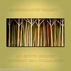   ORIGINAL Huge 24X48 Aspen Trees Fine Art Painting By Thomas John