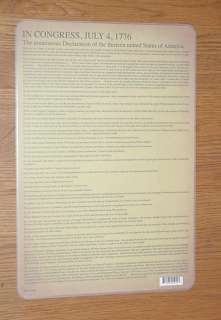 Learning Placemats   Declaration of Independence *NEW*  