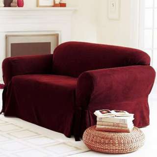  Soft Suede Slipcover Sofa or Loveseat or Arm Chair   Mix&Match  