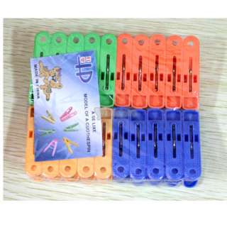 NEW Hanging Clothespins Pin Clips Pegs Clothes Peg Plastic  