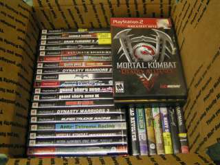 Lot of 30 Scratched COMPLETE PlayStation 2 PS2 Games  