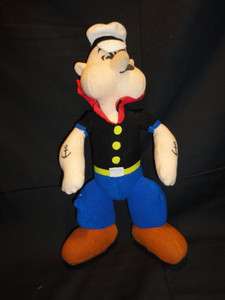 RARE 1992 POPEYE PLUSH TOY 13 PLAY BY PLAY STUFFED VINTAGE  