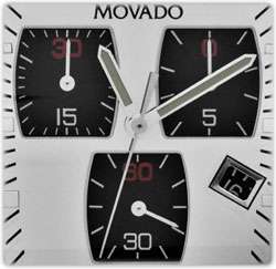   606091 Fiero Tungsten Carbide Mirror Dial Chronograph Watch Watches