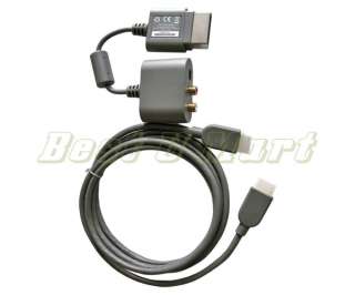 New HDMI HD AV Cable Optical Audio Adapter for Xbox 360  