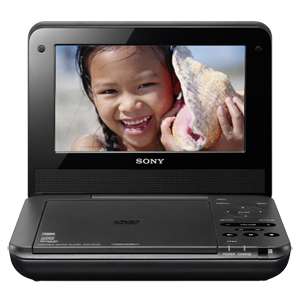 NEW Sony 7 Portable DVD Player   Black Perfect (D)  