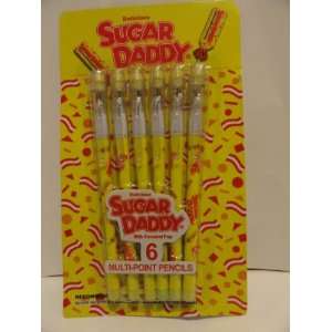  Sugar Daddy Multi point Pencils   6 Count Toys & Games