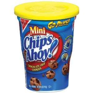 Nabisco Chips Ahoy Cookies Mini Chocolate Chip Go   Paks   8 Pack