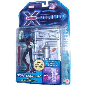 Year 2001 X Men Evolution 5 1/2 Inch Tall Action Figure   NIGHTCRAWLER 
