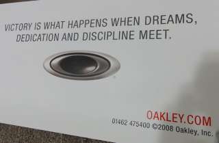 Oakley Radar Bradley Wiggins poster huge  