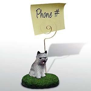 Cairn Terrier Note Holder (Gray)
