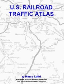Railroad Traffic Atlas by Harry Ladd   Unique Maps  