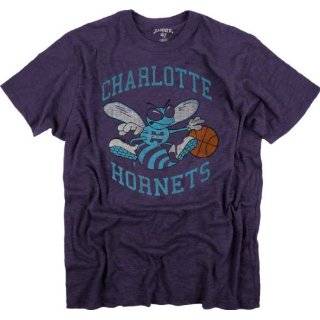 Charlotte Hornets 47 Brand Purple Vintage Logo Scrum T Shirt