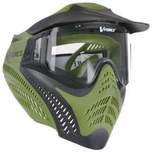 Force Pro Vantage Field Single Paintball Goggles   Green  