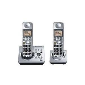  Panasonic KX TG1032 DECT 6.0 Exp Dual Cordless w 