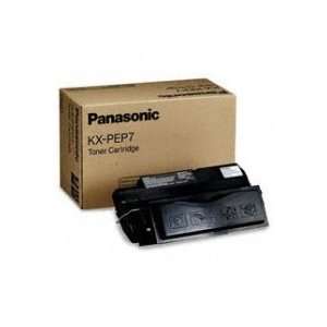  Panasonic KX PEP7 Black Laser Toner Cartridge, Works for KX P 