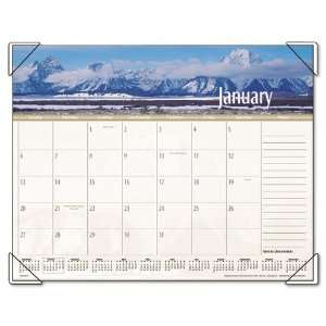  Visual Organizer  Panoramic Vista Views Monthly Desk Pad Calendar 