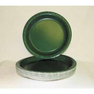    Hunter Green 7 Inch Paper Plates Case Pack 10
