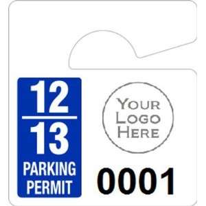  Plastic ToughTags Parking Permits, Mini ValueTag, 2.75 x 