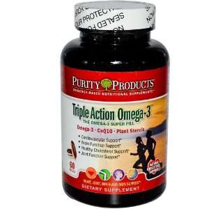  Triple Action Omega 3, 60 Soft Gels Health & Personal 