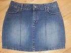 Route 66 Straight Short Mini Blue Denim Cotton Jeans Skirt Size 10