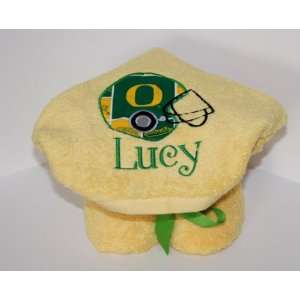  Football Personalized Hooded Towel Baby