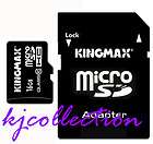 kingmax 16gb 16g micro sd sdhc card sd adapter class