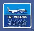 6x EMA East Midlands Airport holiday schedule booklet  