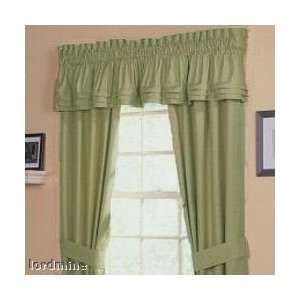    Thermal Palm Texture Pinch Pleated Drapes Set