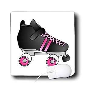   Skating Gifts   Black and Pink Roller Skate   Mouse Pads Electronics