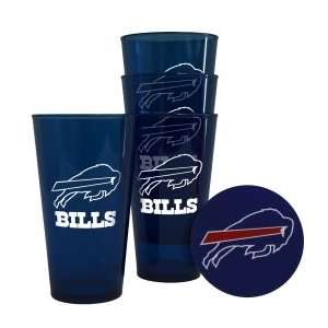   Sports Buffalo Bills Plastic Pint Glass Set