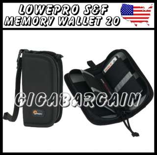   MEMORY WALLET 20 BLACK FOR XD, SD, CF CARDS 056035362552  