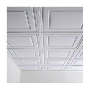  Stratford 2 x 2 Ceiling Tile, Drop, Paintable White 