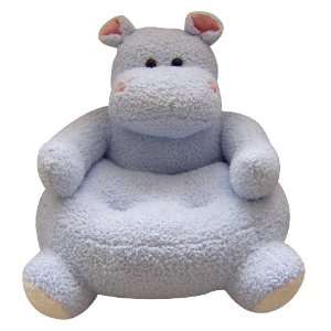 23x21 Plush Animal Chair   Hippo Design