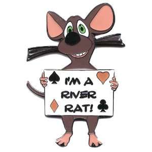  Im a River Rat Funny Poker Card Cover Protector Sports 