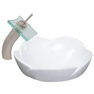  Ticor Porcelain Vessel Sink Single Bowl Bathroom Sink and 