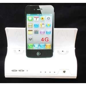  White Portable Battery Station for Apple iPad / iPhone 3G 
